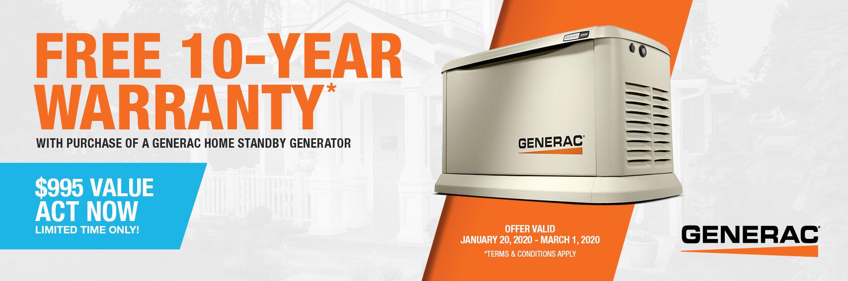 Homestandby Generator Deal | Warranty Offer | Generac Dealer | Amarillo, TX